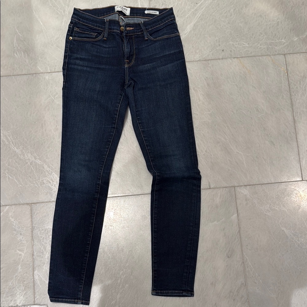 Dark Blue Women's Skinny Jeans